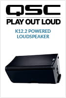 Go to product page for QSC K12.2 Powered Loudspeaker (2000 Watts, 1x12")