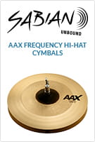 Go to product page for Sabian AAX Frequency Hi-Hat Cymbals