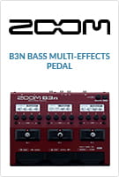 Go to product page for Zoom B3n Bass Multi-Effects Pedal